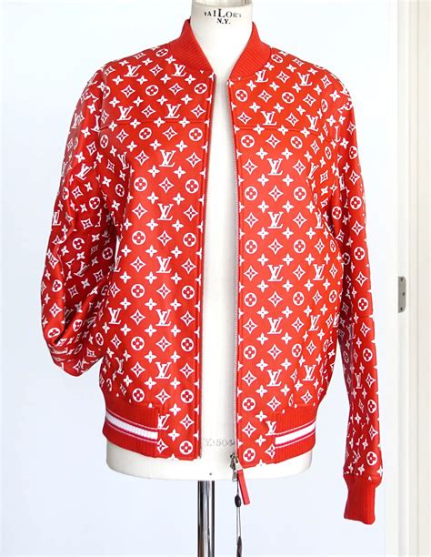 lv supreme jacket price|supreme louis vuitton leather jacket.